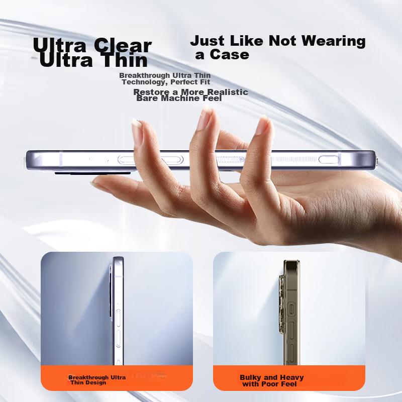 Phone Case for OPPO Reno12, Protective Cover with Full Lens Protection, Simple Skin-Friendly Transparent Soft, Fingerprint-Resistant Back Cover