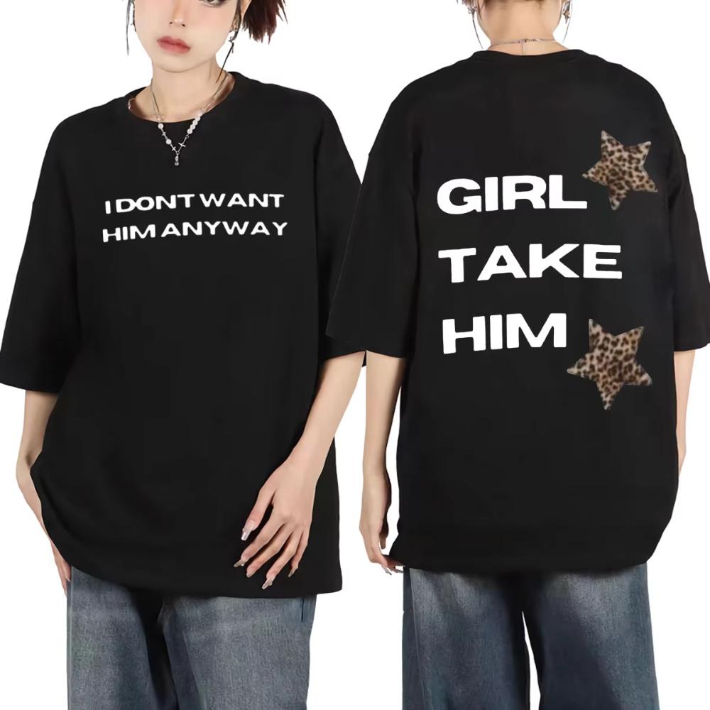 Tate McRae It s Ok I m Ok Print T Shirt Men s Women s Casual Fashion Short Sleeve T-shirts Oversized High Quality Cotton T-shirt S разноцветный
