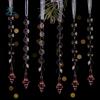 6pcs/set Transparent Acrylic Ice Pendants Sparkling Crystal Prisms Snowflake Ornament Acrylic Icicle Water Drop Ornament
