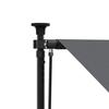 Retractable Awning Anthracite 350x150 Cm Fabric and Steel