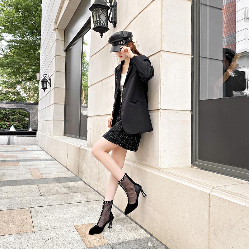 Fashion Women's Sandal Boots 2025 Summer Classic Fashion Hollow Comfortable Breathable Sandals Casual Sweet Style Women's Shoes Sandals