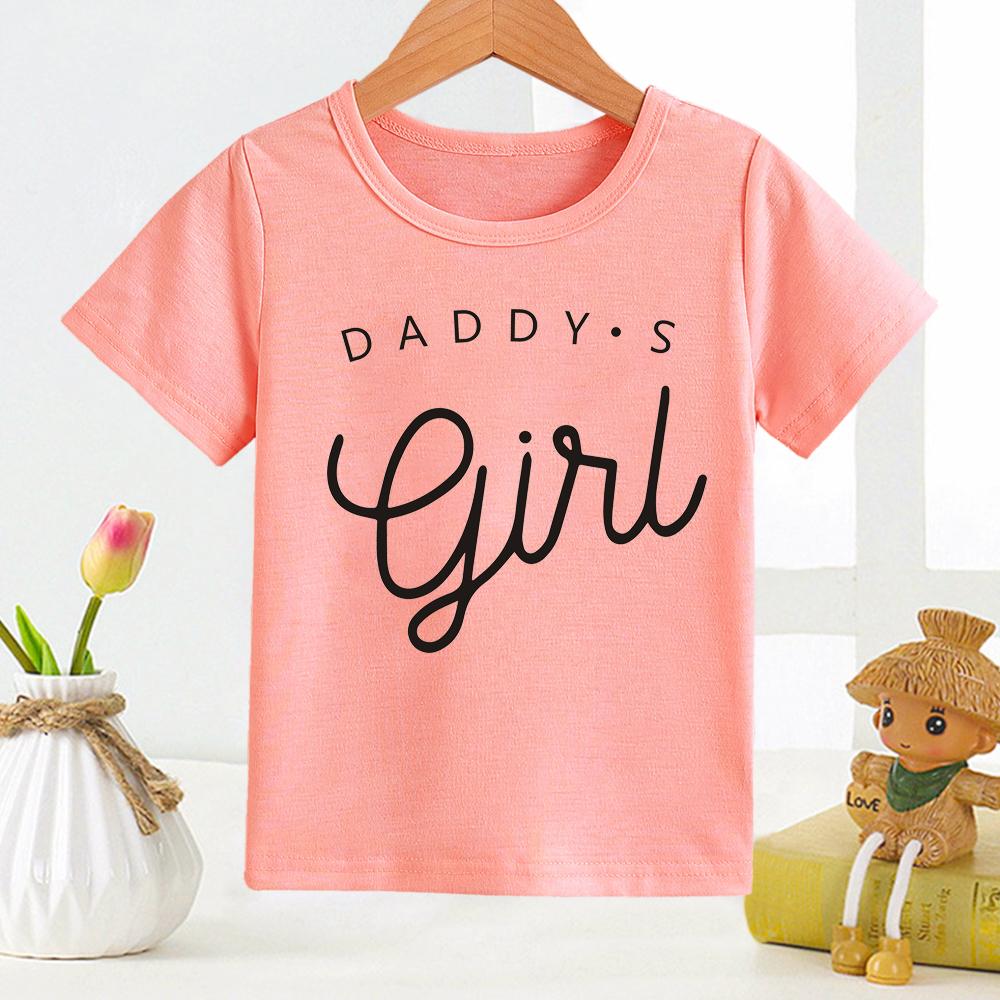 Mamas Boy Letter Kids Tshirt  Euroamerican Fashion Letterprinted Childrens Tshirt for Boys Girls Summer Polyester Fabric