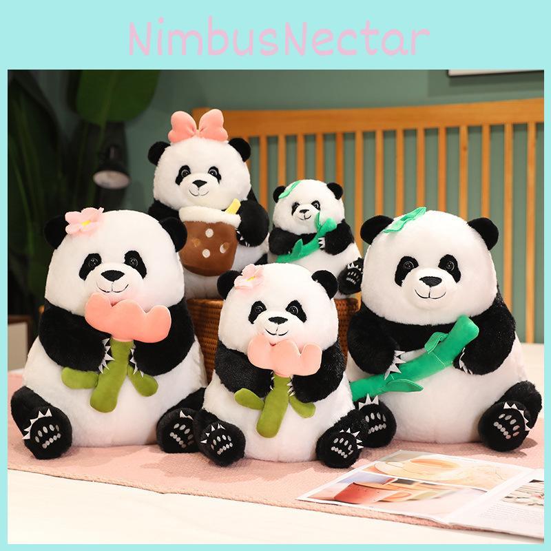 Toy Panda Plush Cute Cartoon Girl Child Cushion Birthday Holiday Dolls Gift