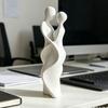 3D-gedruckte Paarskulptur Moderne Abstrakte Liebhaberfigur Romantisches Handwerk für Hochzeits-Valentinstagsgeschenke Heim Schlafzimmer Regal TV-Schrank Dekor