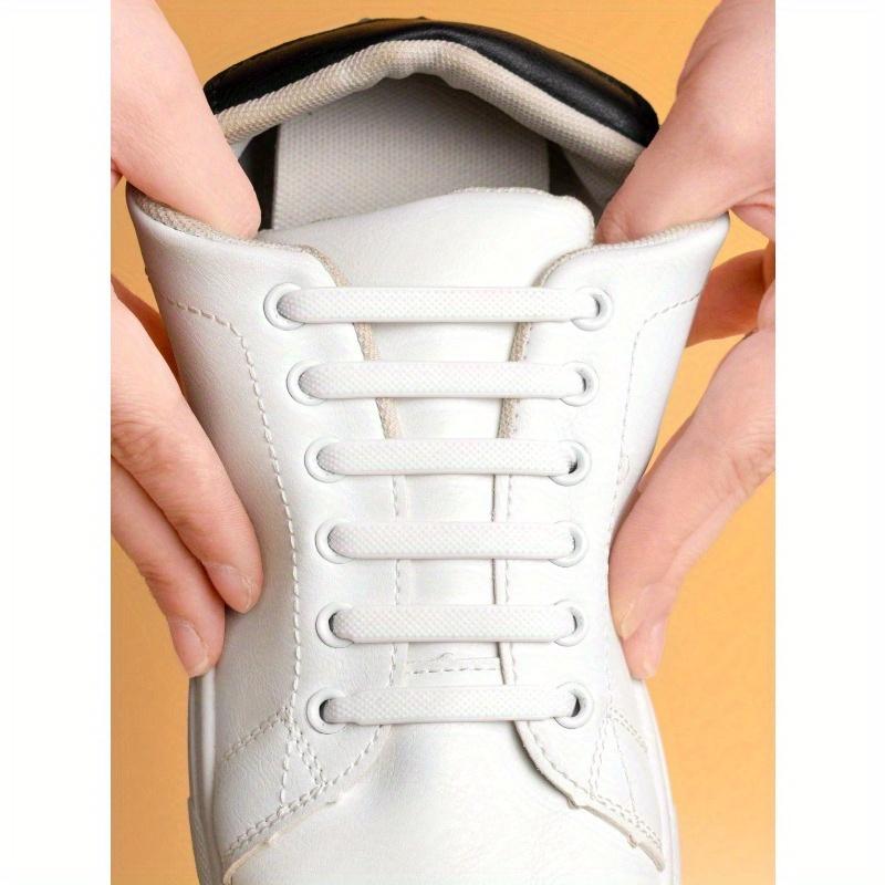 16pcs/Set Silicone No Tie Shoelaces, Elastic Shoelaces Suitable For Sneakers, Casual Shoes, Sports Shoes Summer Daily Wear