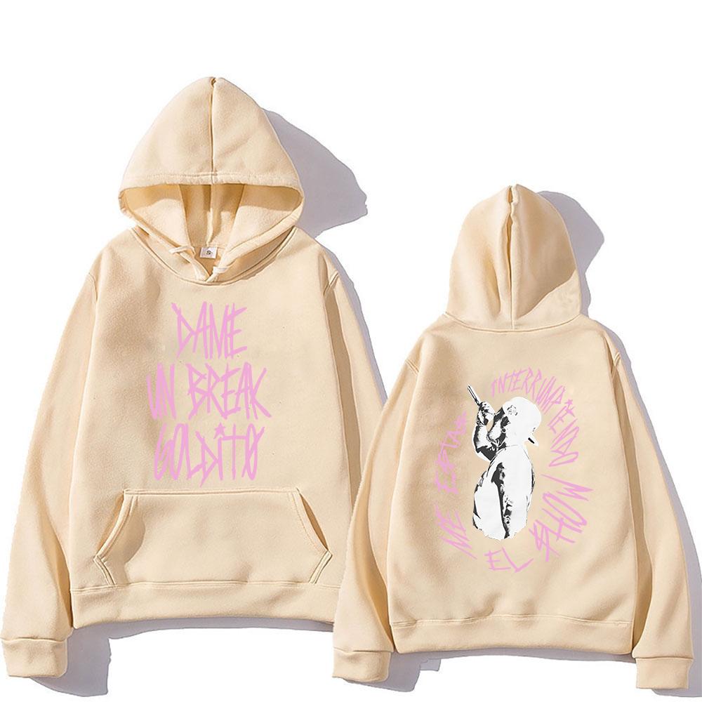 Jhayco Rapper Tour Hoodie Goldito Dame Un Break Herren/Damen Hoodies Harajuku Ästhetik Winterkleidung Fleece Pullover Sweatshirt