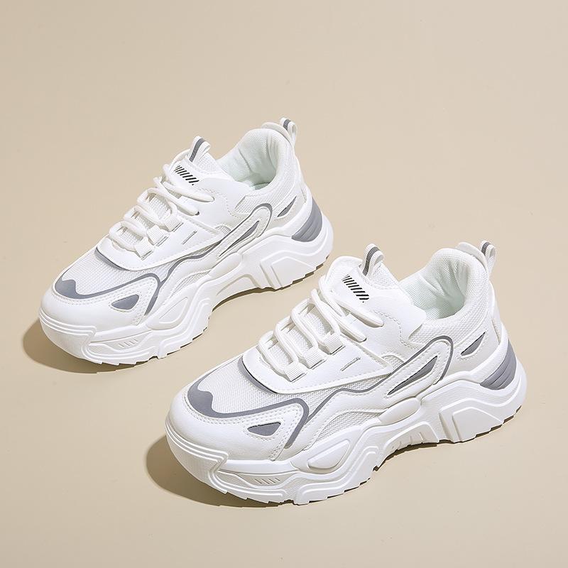 2025 Spring New Ins Korean Version of Dad Shoes Women's Shoes Tide Student Height Increase Sports Shoes Running Casual Shoes K805