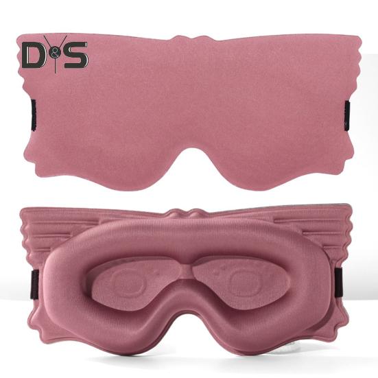 3D Kids Sleep Eye Cover with Adjustable Strap Soft Blindfold Memory Foam Filler Breathable Light Shielding Eyeshade for Boys Girls Teens