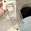 Luxuriöse Laser Sterne Strass Bumper Handyhülle Für iPhone 16 15 14 13 12 11 Pro Max Plus IMD Transparente Stoßfeste Hüllen Abdeckung