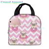 French Bulldog Cute Dog Insulated Lunch Bag Portable Thermal Cooler Box Reusable Picnic Tote Bento Bag for Men Women Kids