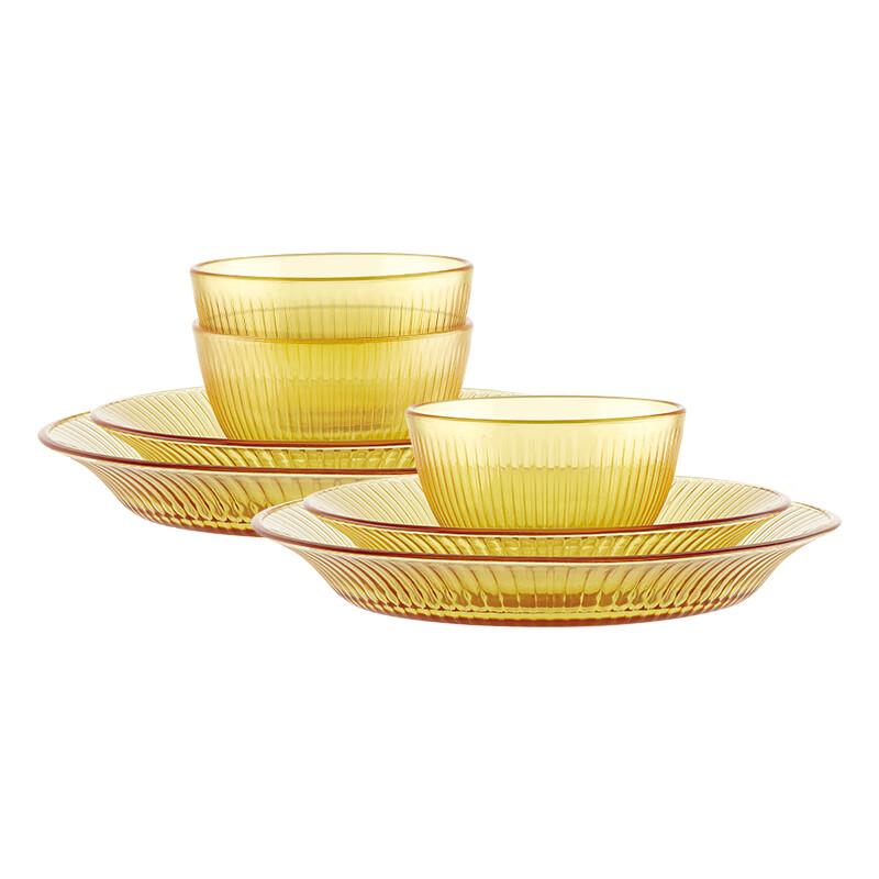 EKCO Corning Crystal Series 7-Piece Dinnerware Set