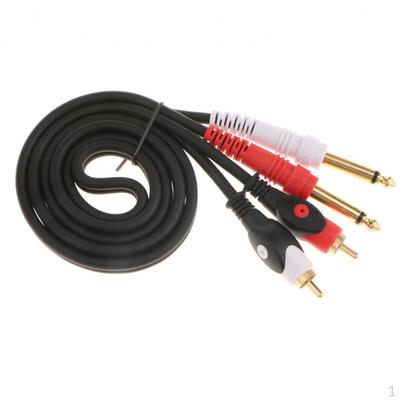 1 Piece 6 35 To 3 5 Audio Cable for Interface with Dual Lotus Devices And 6.35 / 6.5mm