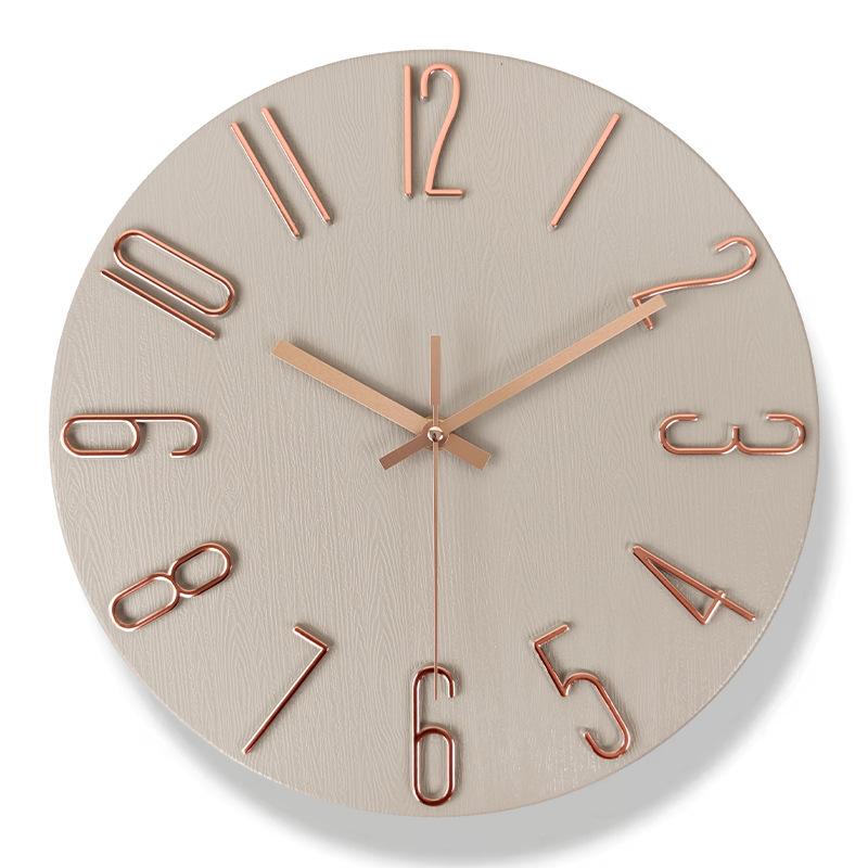 11 inch wall clock Home living room wall clock Modern simple silent clock
