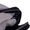 PRADA 1ML506-2BBE Zip Around lettering logo leather Purse black leather unisex Used