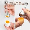 Edelstahl Eierknacker Topper Eierschalen Schneider Eierknacker Öffner Schalentrenner Entferner Eierschneidewerkzeuge Küchenwerkzeuge