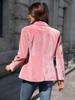 Spring New Arrivals  Velvet Elegant Slim Fit Pocket Blazer