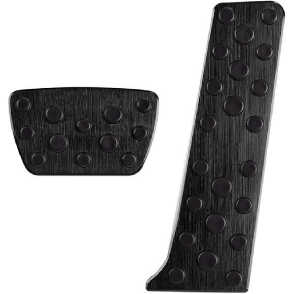 

для 2018-2022 Camry Lexus ES/LS, 2019-2022 RAV4/ Avalon, 2020-2022 Highlander, 2021-2022 Sienna/Venza, Нескользящая накладка на педаль из алюминия тормоз и чёрный