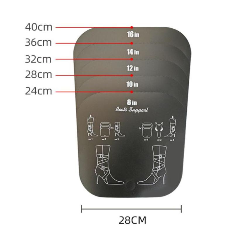 1Pcs White/Black Boot Shaper Stand Form Inserts Tall Boot Support Keep Boots Tube Shape For Women Men Plastic Long Boots Support