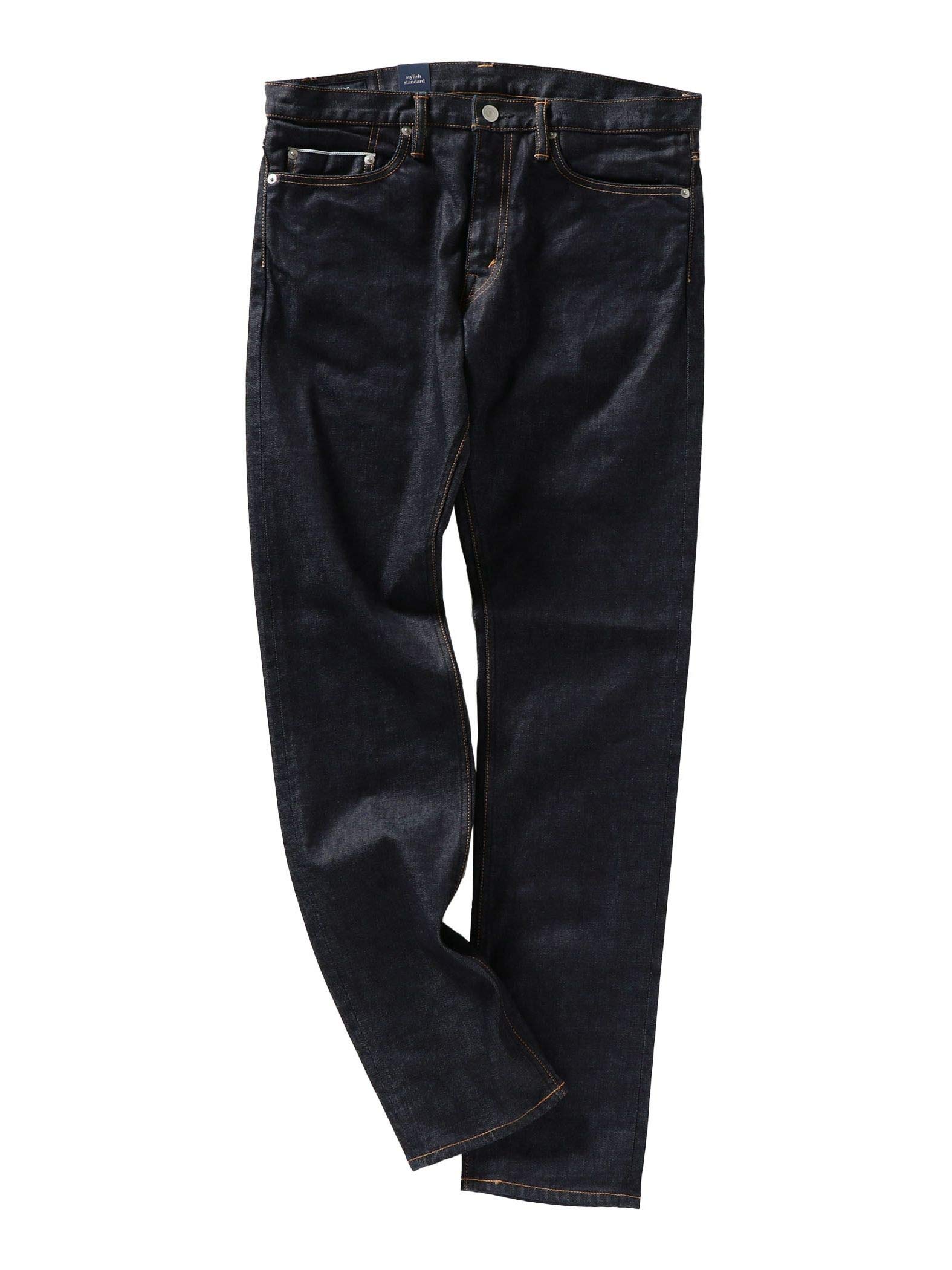 Ships Oikawa Denim Selvedge Denim Size 113100255 5-Pocket Pants, Men s, Navy, 30,