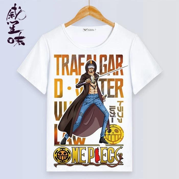 One Piece Law Cosplay Anime Manga T-Shirt Shirt Costumes Underwear Polyester 2XL