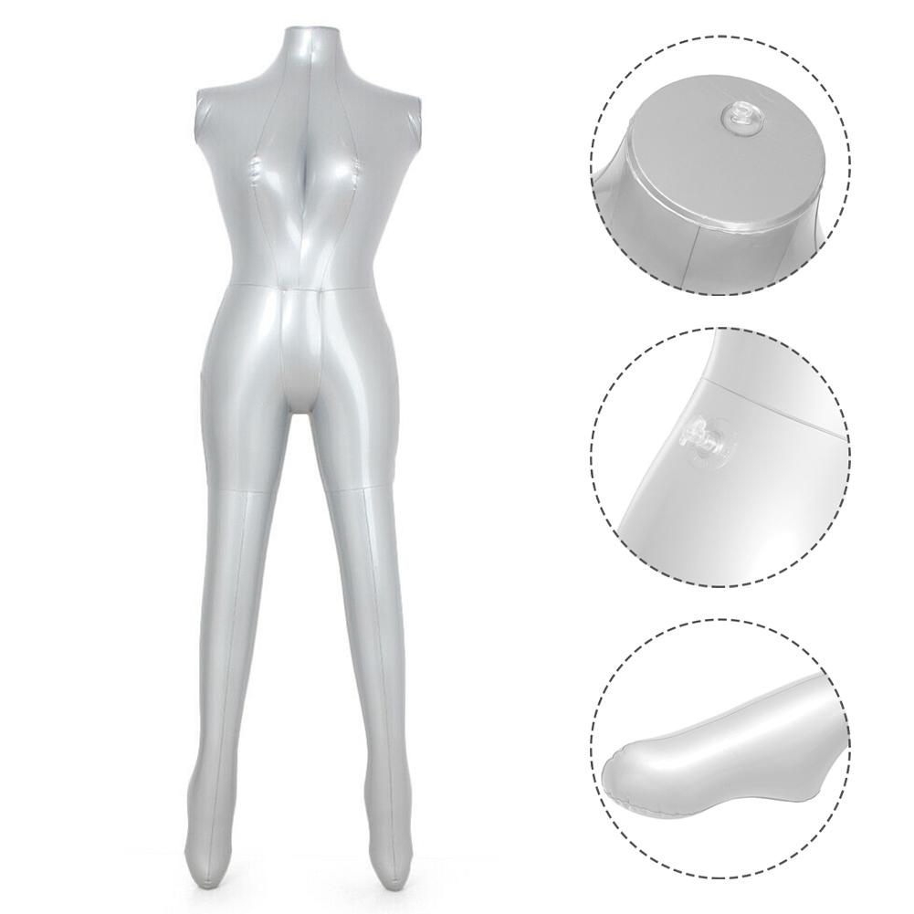 Women Full Body Dress Form Display Inflatable Mannequin Dummy Torso Model  For Pants/underwear/tops/necklaces/jewelry/scarve