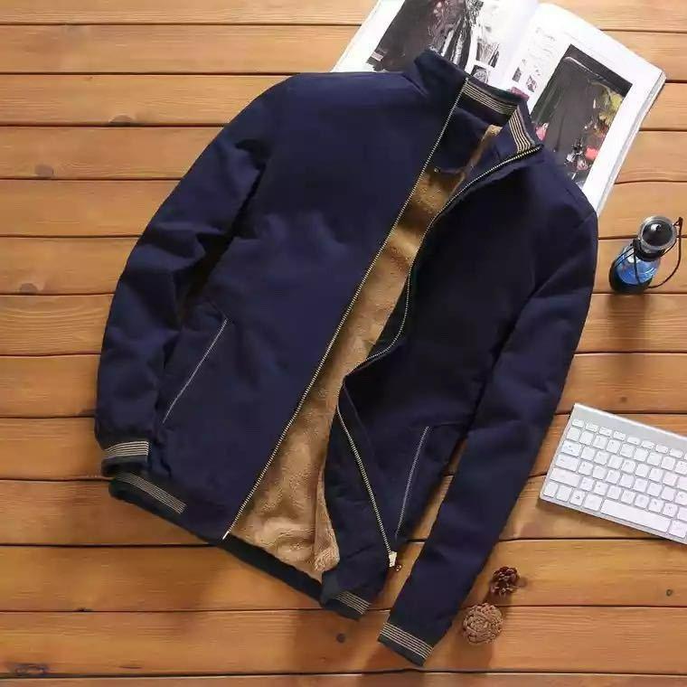 Men's Casual Youth Jacket Cotton Washed Jacket Men