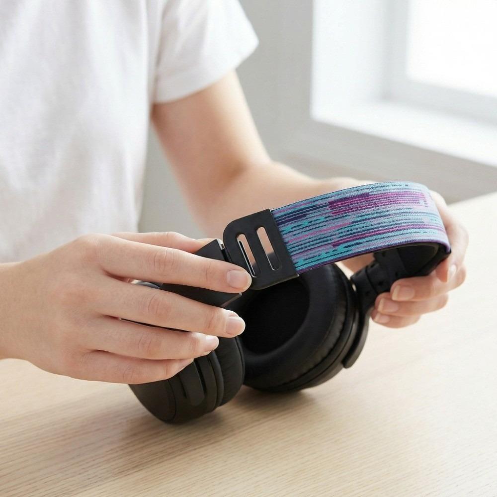 

Easy DIY Installation Replacement Headbands for Logitech G733 Wireless G335 Wired Gaming Headset рожевий/синій