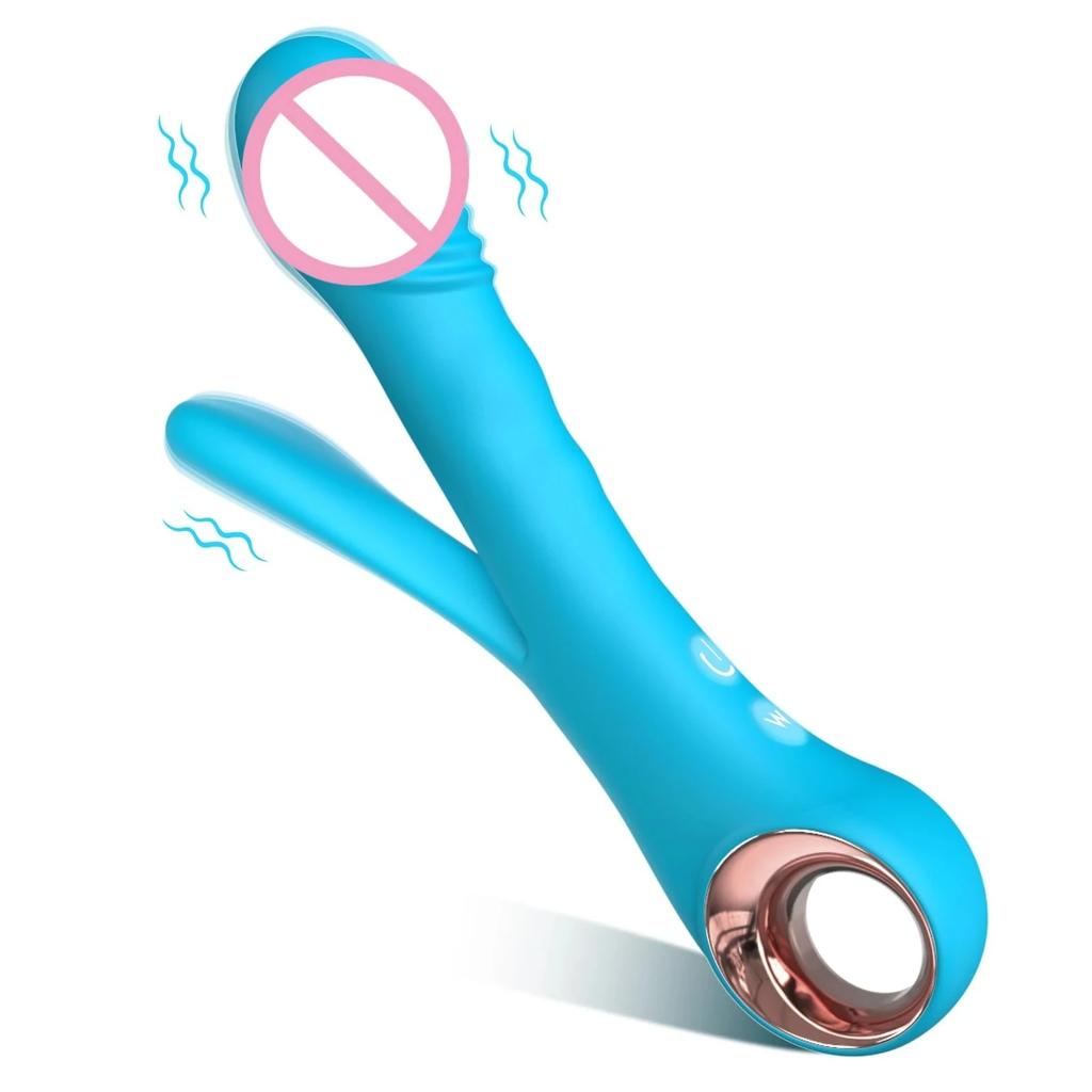 Realistic Dildo Vibrator for Women Bifurcated Flexible Anal Clitoris Nipple Stimulator Female Masturbation Adult Sex Toys Couple