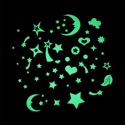 Gift Home Decoration Starry Ceiling DIY Wall Decals 3D Luminous Stickers Dots Drops Shape Glow In The Dark