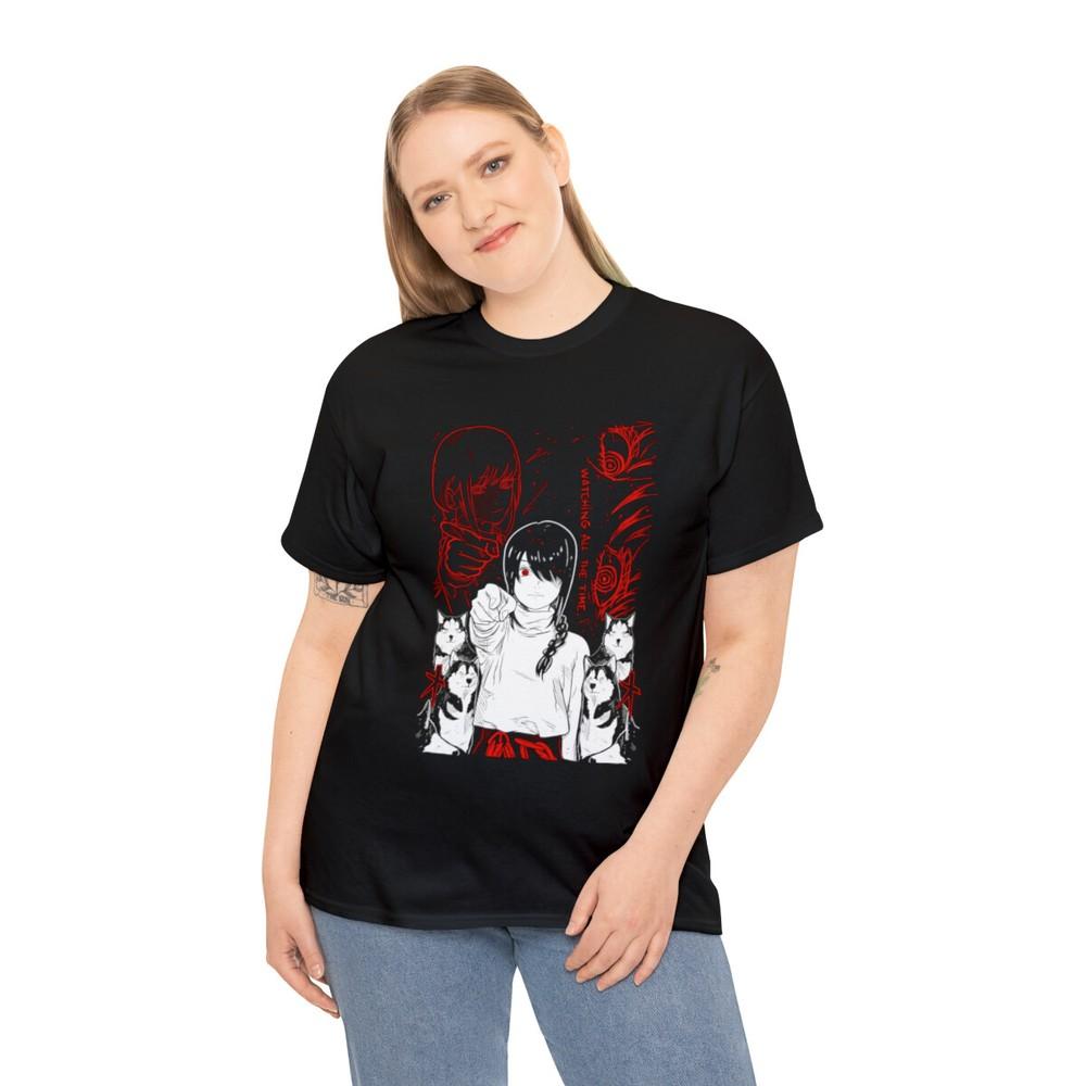 Nayuta Tshirt Chainsaw Unisex Denji Makima Denji Anime Unisexga Black Shirt All Size M