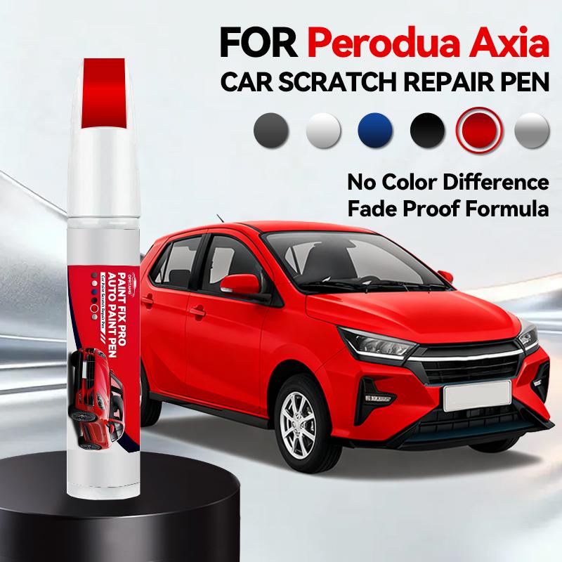 OPRTAMG Purpose Vehicle Car Paint Repair Pen For 2014-2025 PERODUA AXIA Paint Scratch Repair Accessories Blue B89 Black 209 Silv