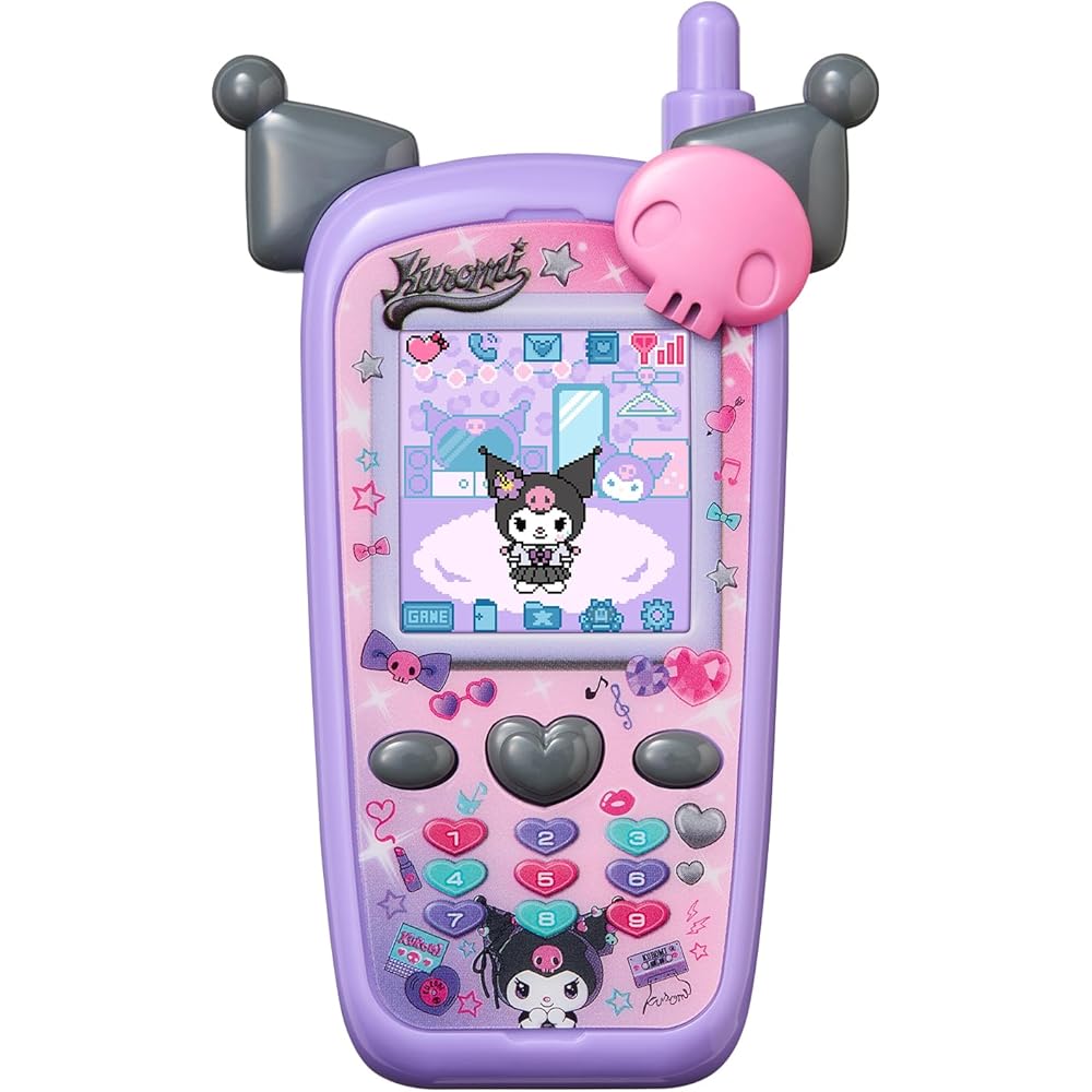 

Bandai Sanrio Characters Kuromi Version Kids Mobile Phone Age 6 and Up