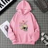 Women's Halloween Skull Hoodie: 2026 Autumn/Winter Loose Fit Plus Velvet Long Sleeve