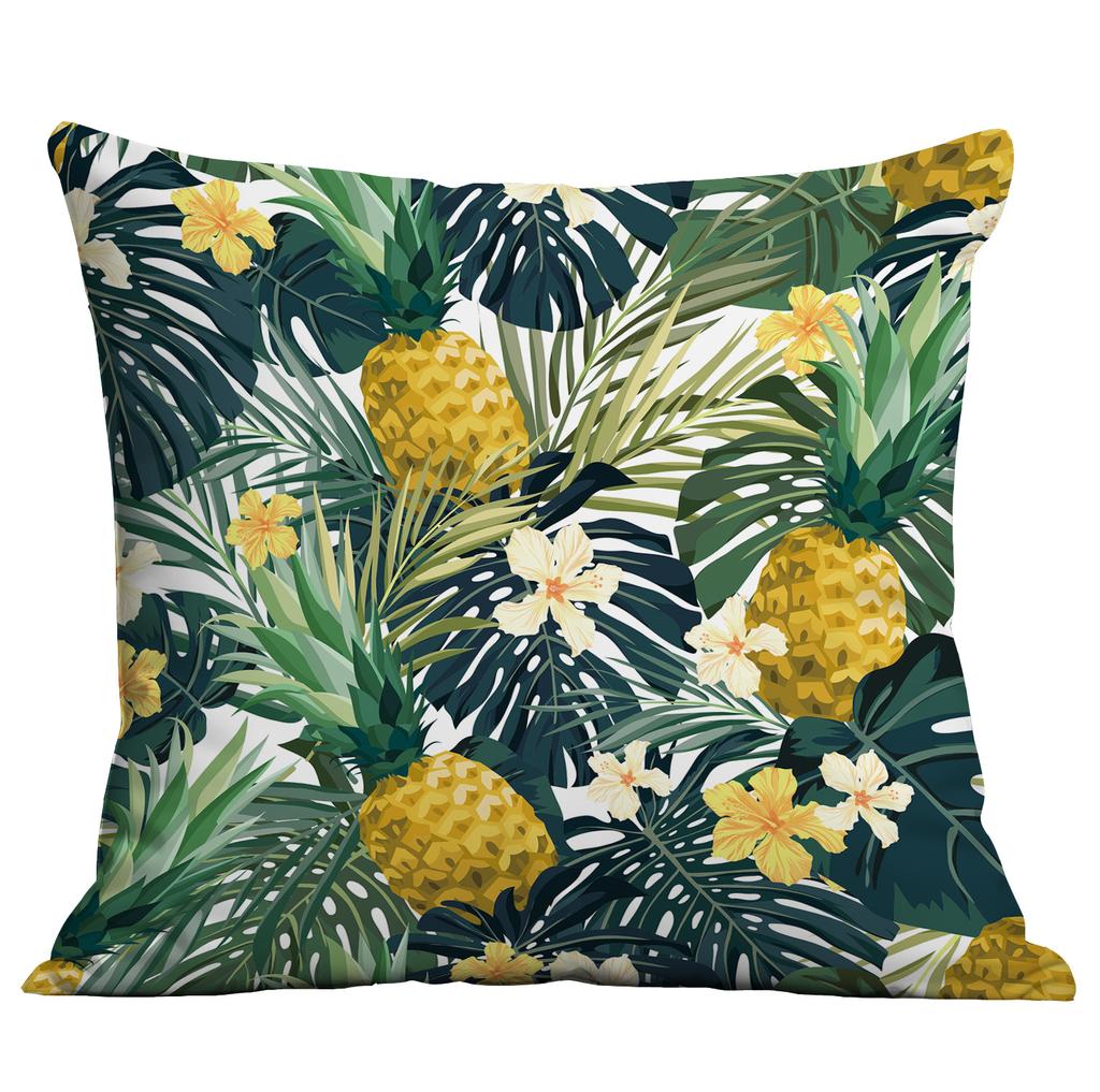 Νέα Πράσινα Φυτά, Τροπικά Φυτά, Μαξιλάρι Τυπωμένο Υψηλής Ευκρίνειας, Κάλυμμα Μαξιλαριού Καναπέ Σπιτιού