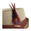 2026 Cap Men's Pork Pie Hat Vintage British Trilby Straw Hat Fedora Breathable Beach Sun Hat Handwoven Straw Panama Hat
