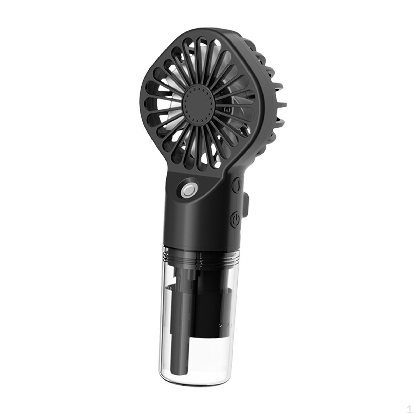 

Compact Personal Fan with Water Spray for Outdoor Activities чорний
