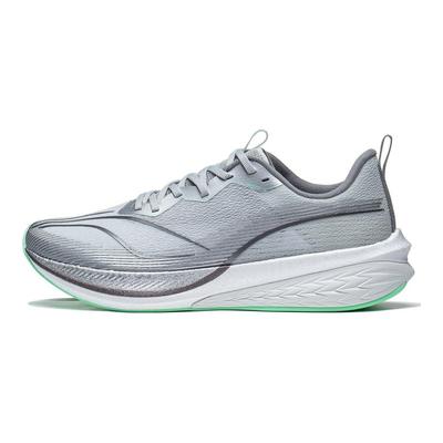 Li Ning Red Rabbit 6 Pro Fabric Reflective Lightweight High Resilience Racing Durable Low Top Running Shoes Men Sneaker Gray ARMT013-14