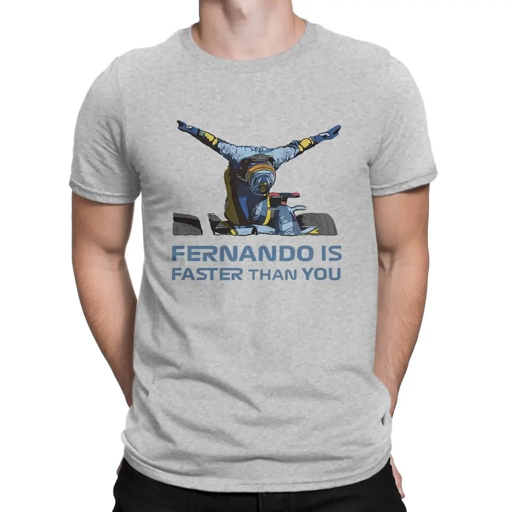 Harajuku Hipster Fernando Unisexs TShirt Graphic Shirts Is Faster Than You Individuality T Shirt Unisex Clothing Streetwear T Shirts