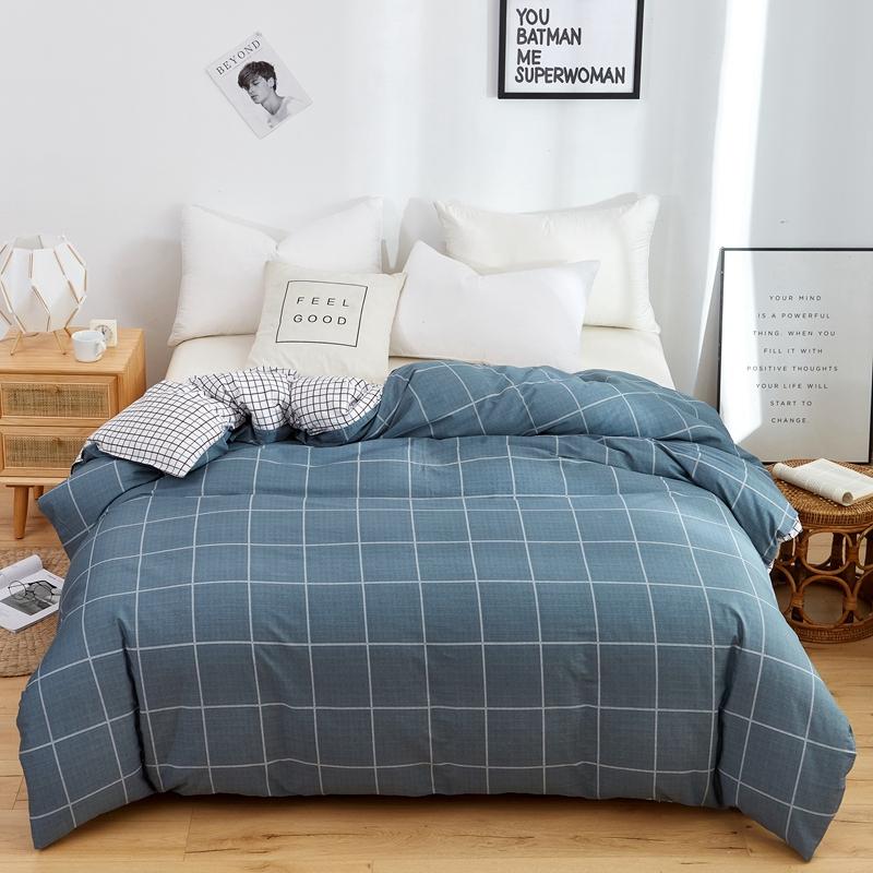 Abstract Stripes Waves Duvet Cover Geometric Pattern Queen Size Bedding 100% Cotton Quilt Cover with Zipper for Kids Adults