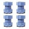 Yousheng 4Pcs Washing Machine Mat Universal Heightening Pads Easy Installation Anti-Vibration Shock Absorbing Washer Dryer Foot Pads