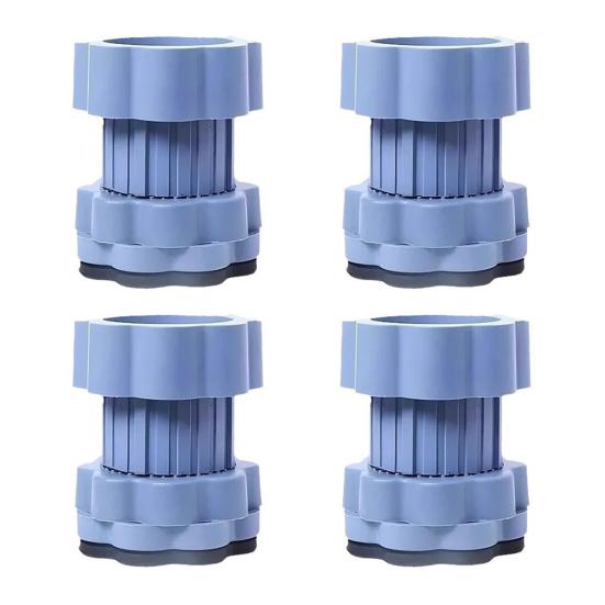 Yousheng 4Pcs Washing Machine Mat Universal Heightening Pads Easy Installation Anti-Vibration Shock Absorbing Washer Dryer Foot Pads