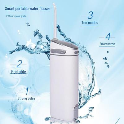 Portable Ultrasonic Water Flosser and Oral Irrigator for Whitening Teeth