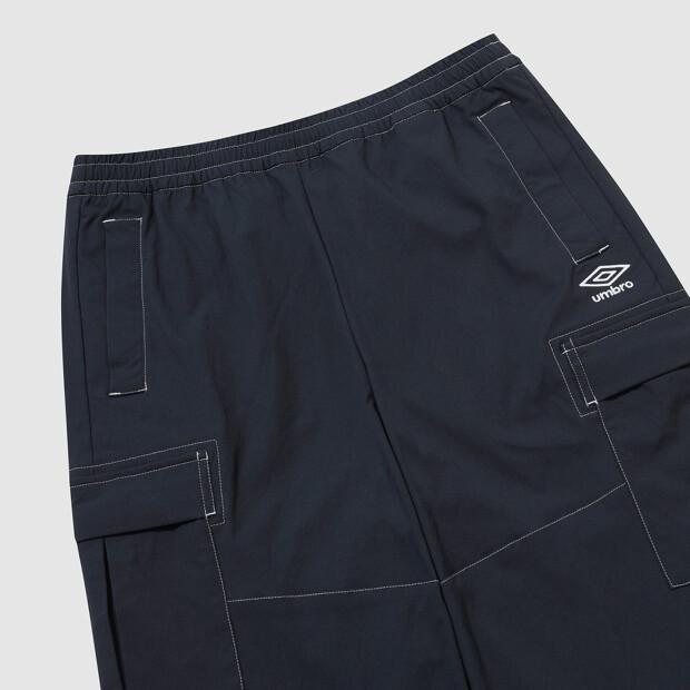 UMBRO Cotton-Touch Nylon Cargo Straight Pants Navy (Uq323Cpt95) (A Type)