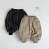 Kids Corduroy Fleece Lined Thickened Warm Casual Winter Pants For Boys And Girls