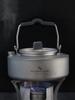 Boundless Voyage Titanium 700ml Made Entirely of Suitable for Open and Outdoor Activities Kettle, Teapot, Titanium, Fires, Campfires, (Single Item,