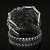 Accessories Punk Biker Style Men'S Domineering Skull Claw Ring Exaggerated Personality Pop Ring