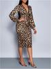 Slim-fit Long-sleeved Lace Decoration V-neck New Dress Women's Clothing