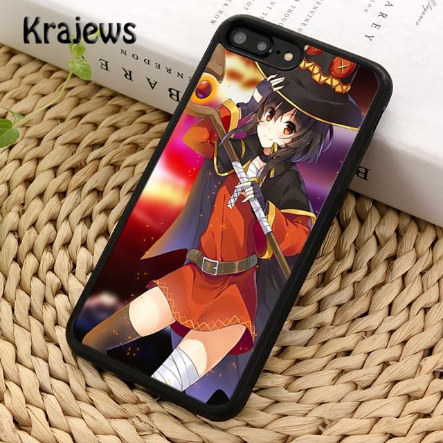 

Чехол для телефона Krajews Konosuba Megumin с аниме Konosuba Megumin для iPhone 14 5 6s 7 8 plus X XR XS 11 12 13 pro max Samsung Galaxy S21 S22ultra Samsung S22ultra