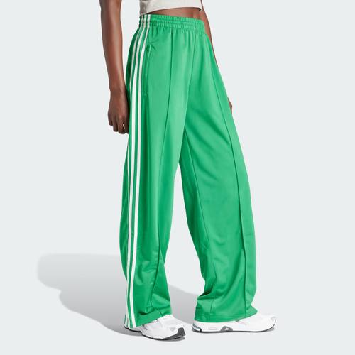 adidas Oryginalne damskie spodnie dresowe Firebird luźne zielone IP0634