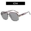 Vintage Classic  Designer Double Bridge Square Sunglasses Women For Men Male Luxury Sun Glasses Punk Big Frame Shades UV400